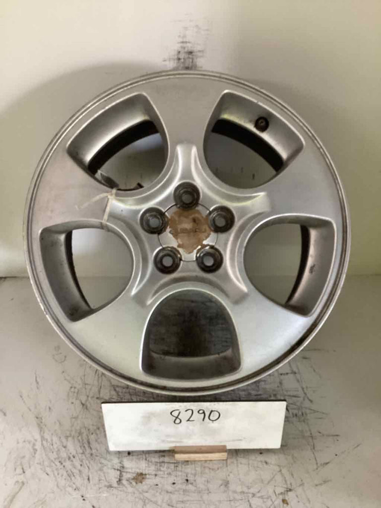 2005 Subaru Forester OEM Aluminum Wheel on a clean white background with a tag indicating the SKU